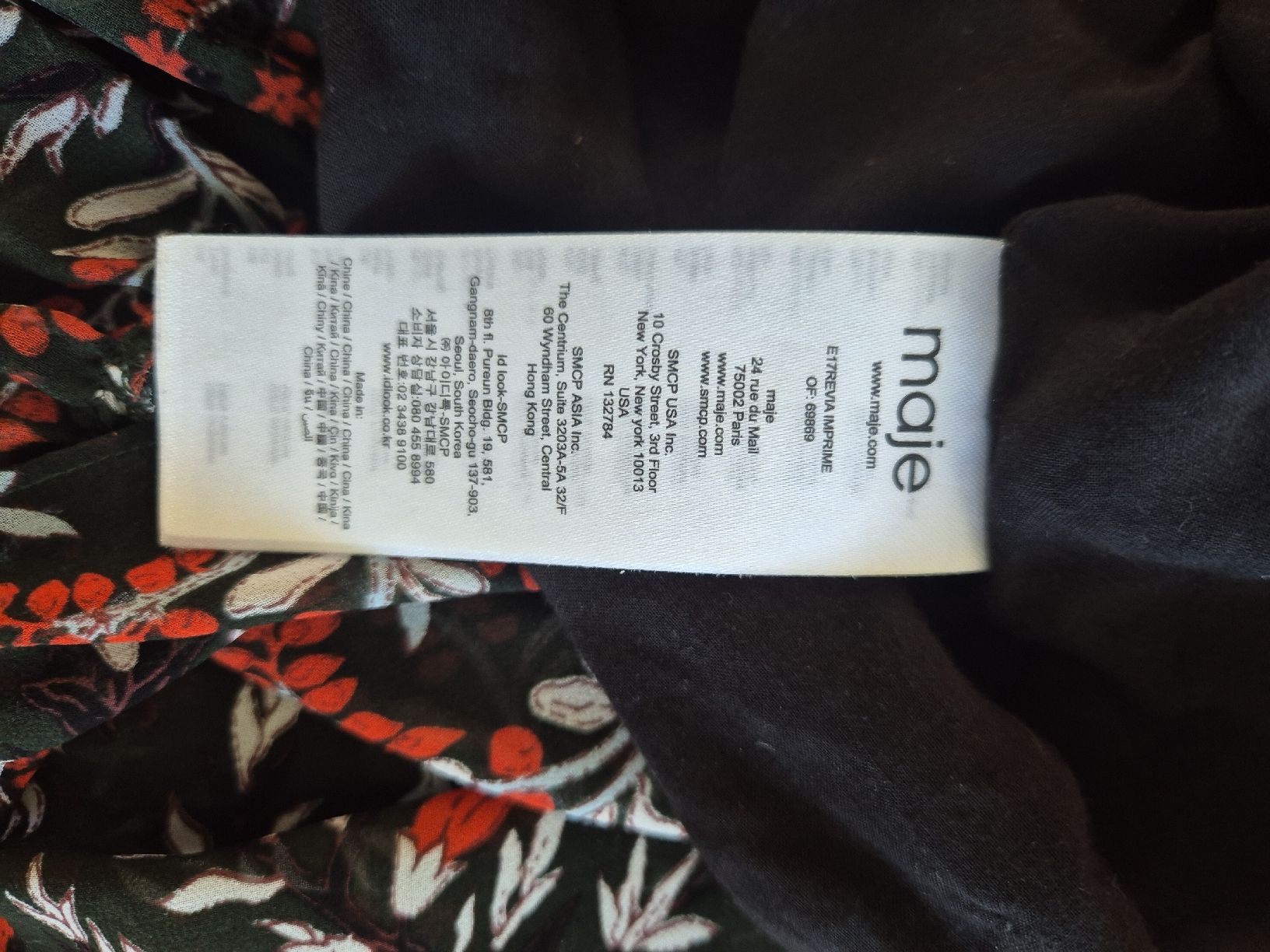 Maje Vestiti: Maje Revia Midikleid mit Blumenmuster – Nuovo (secondo la descrizione) da Faulensee venduto da edart24 4
