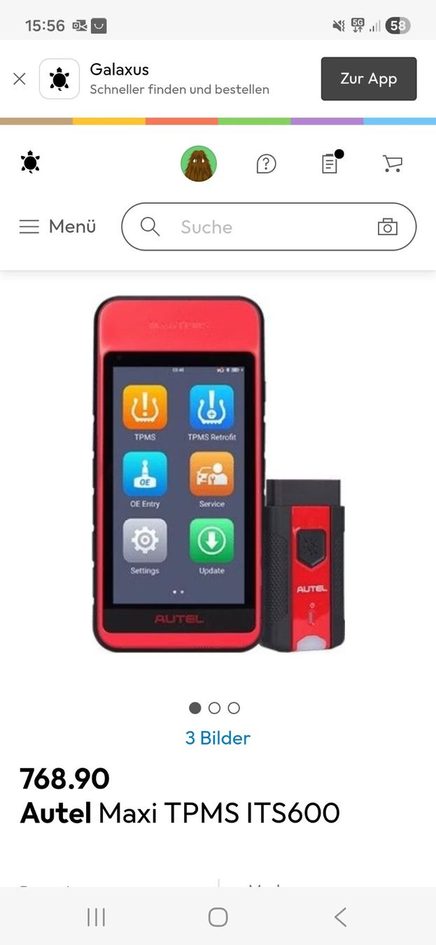Autel Misurare: Autel Maxi TPMS ITS600 Reifendrucksensoren Diagnosegerät – Usato da Wauwil venduto da Reifendrucksensoren