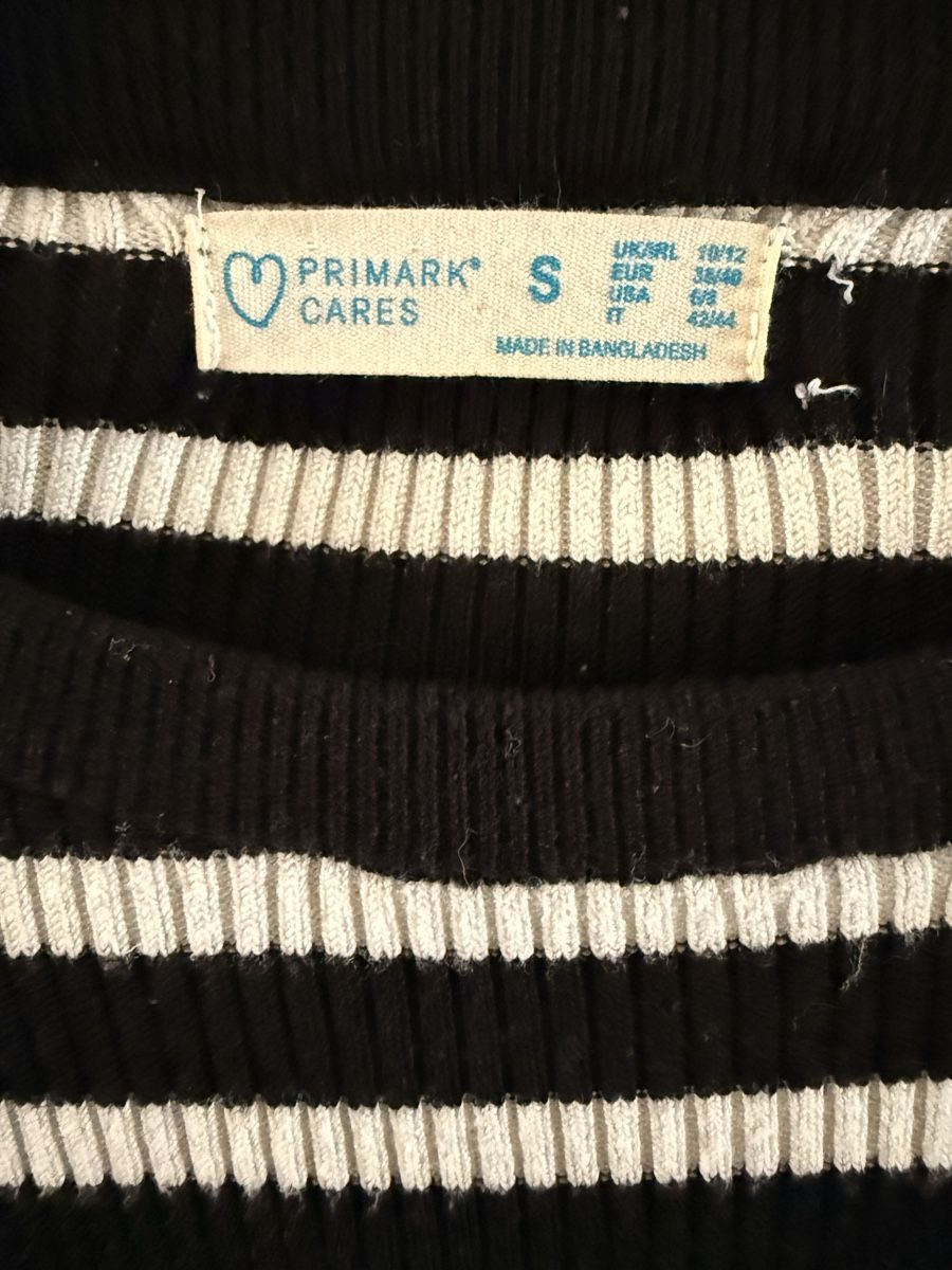 Primark Maglioni & Felpe: Pull rayé noir et blanc Primark, taille S - Parfait! – Nuovo (secondo la descrizione) da Granges VS venduto da Anila.r 2