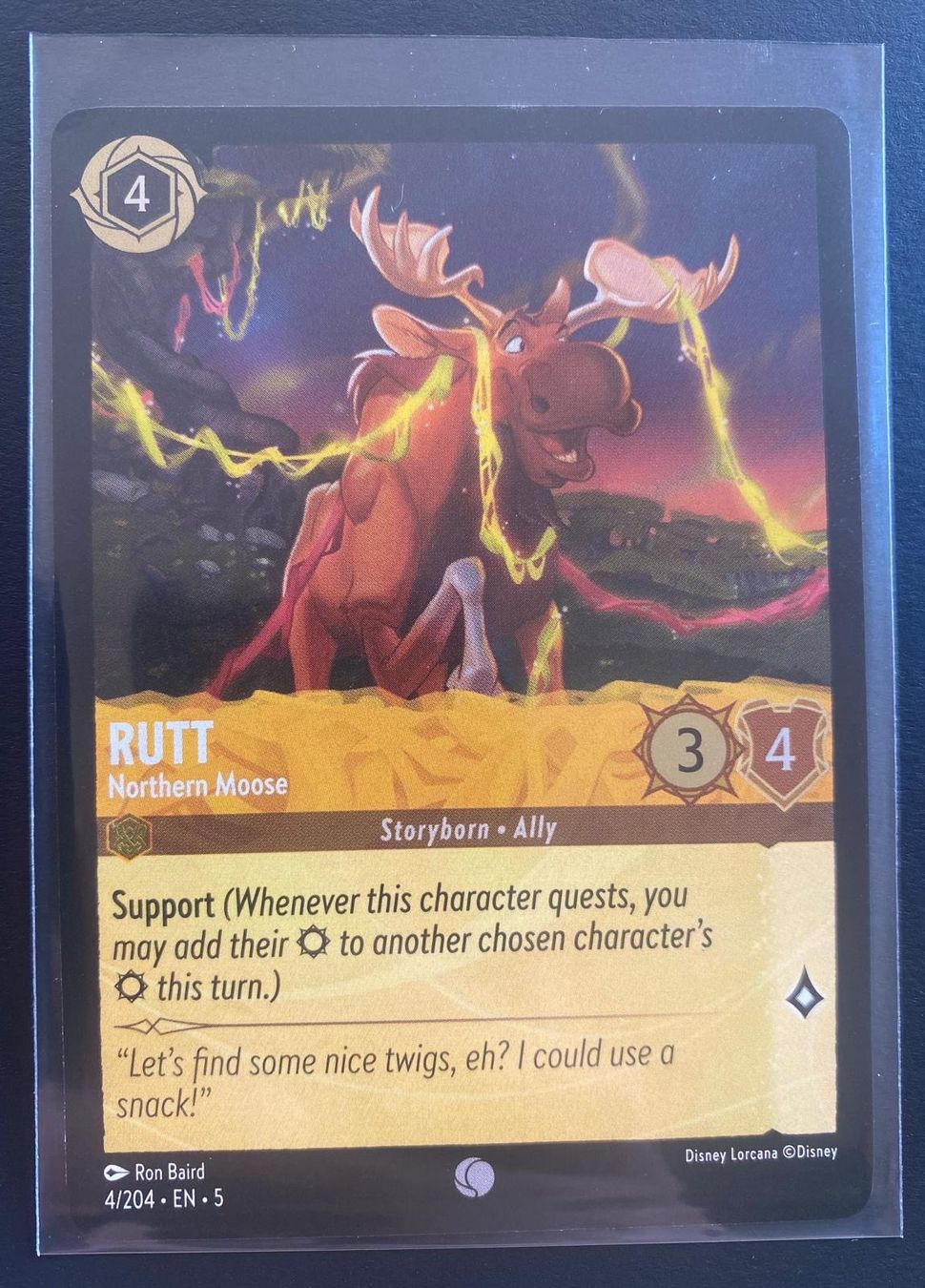 Disney Sammelbilder & Trading cards: Lorcana FOIL RUTT 4/204 EN-5 Common – Gebraucht aus Lugano von VlaseCard