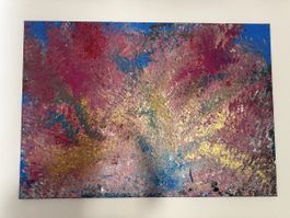 Tableau peinture abstraite Acryl 