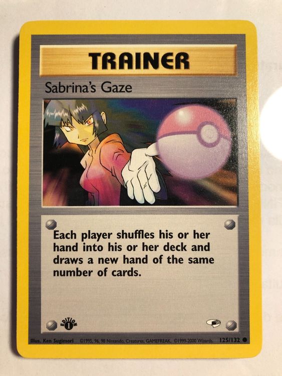 Sabrina's Gaze 1st Gym Heroes MINT ab 1. Kaufen auf Ricardo