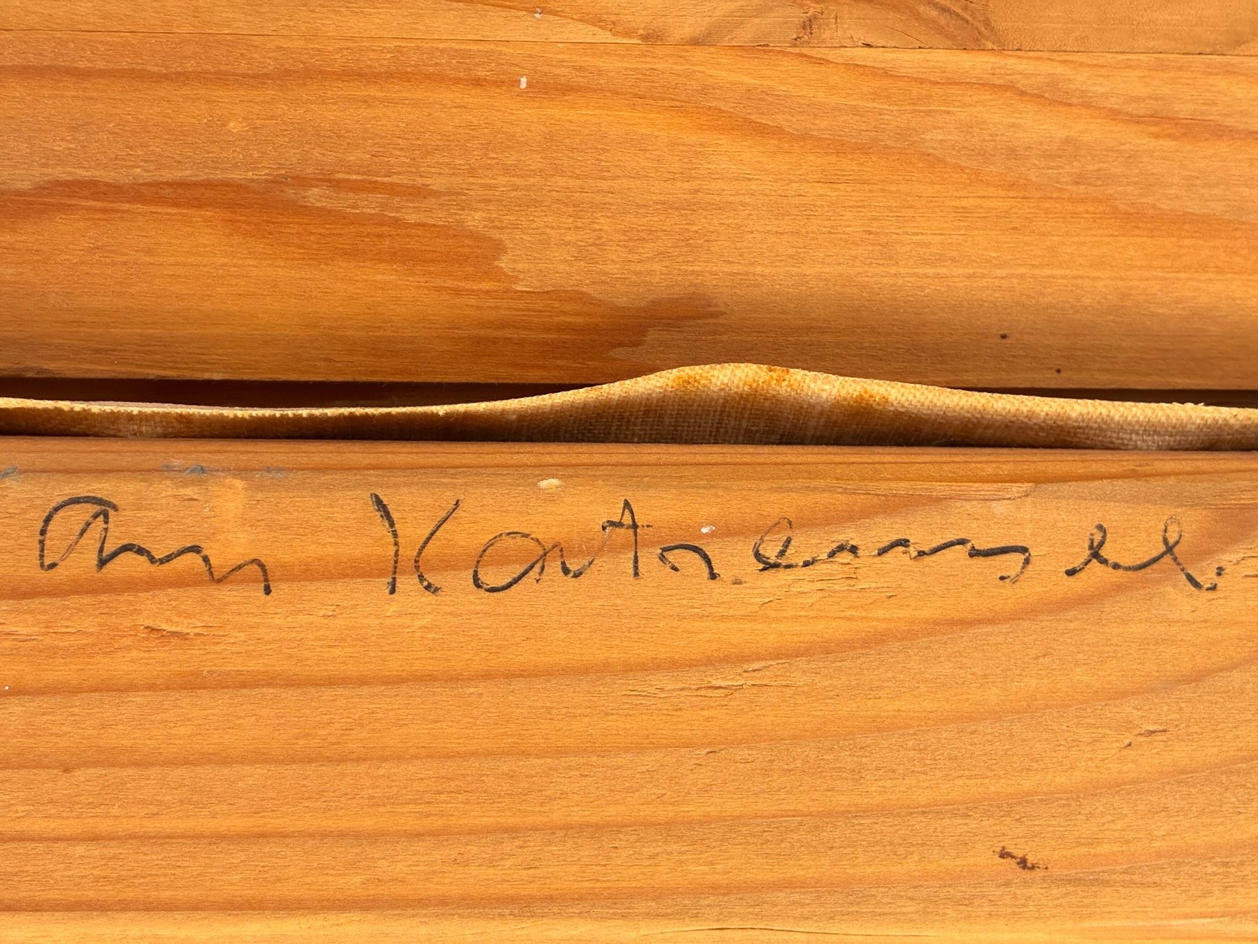 Gemälde: Landschaftsbild "Am Katzensee" von E.Janin – Gebraucht aus Windisch von amsel07 3