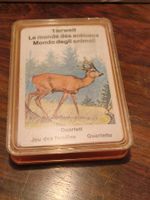 Vintage Tier Quartett 24 Karten  Spielregeln Suchard express
