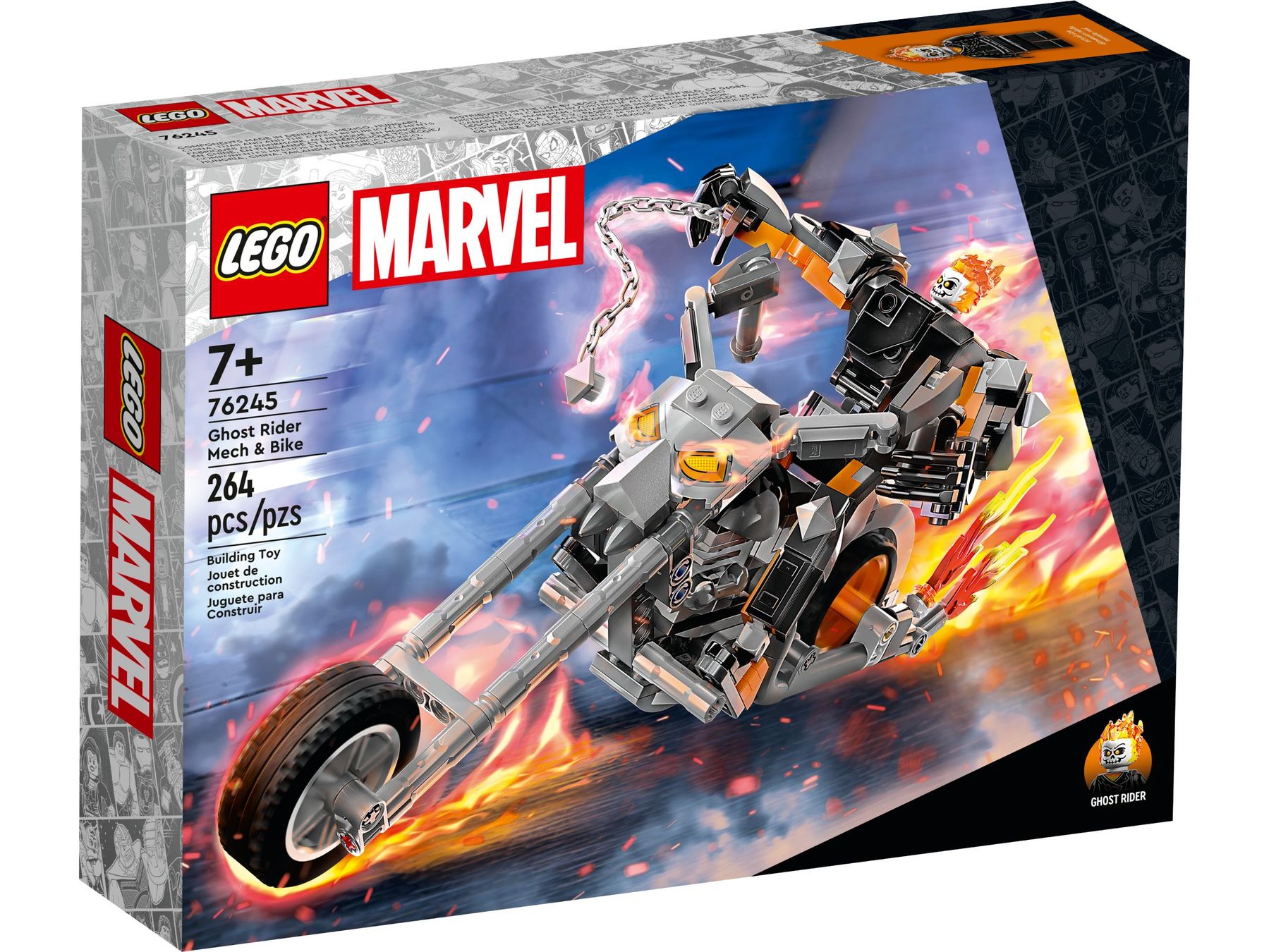 Lego Kit di costruzioni: 76245 Ghost Rider mit Mech & Bike – Nuovo e nell'imballaggio originale da St. Gallen venduto da Bee_Lee