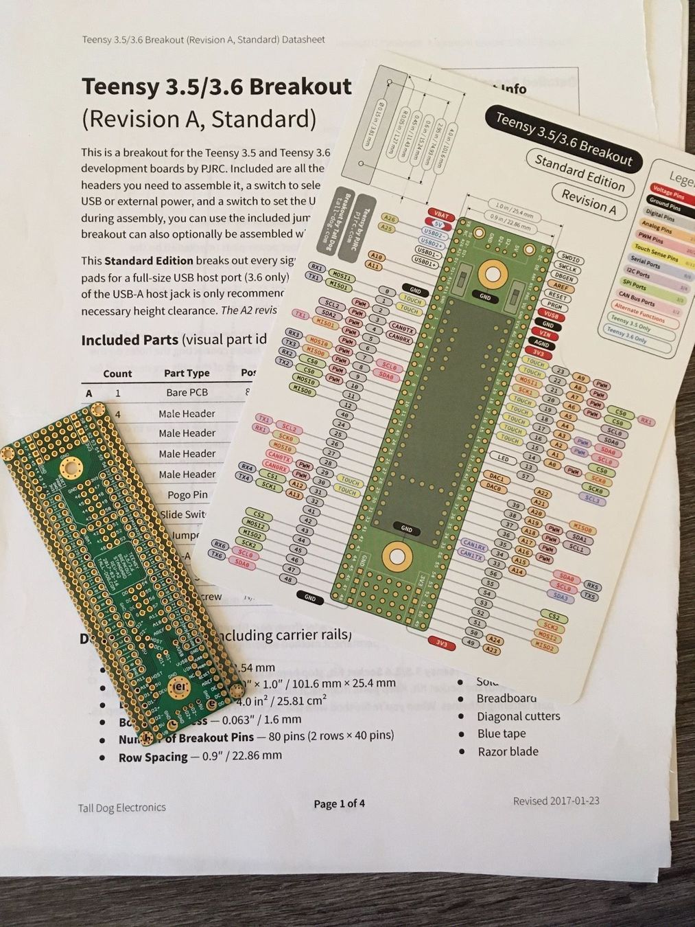 Composants électroniques: Arduino Teensy 3.5/3.6 breakout board – Neuf avec emballage d'origine à La Plaine par sil4555