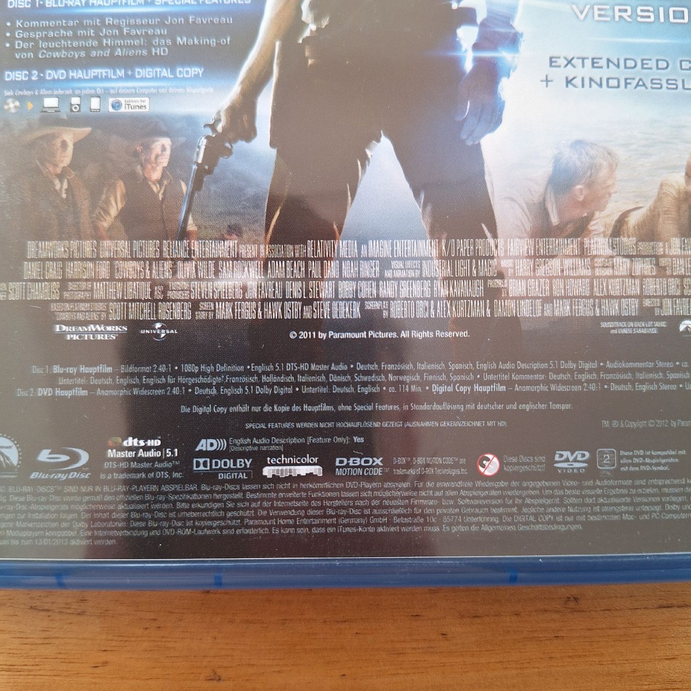 Tutti i DVDs: Cowboys & Aliens - Bluray – Usato da Porrentruy venduto da Ikoss 2