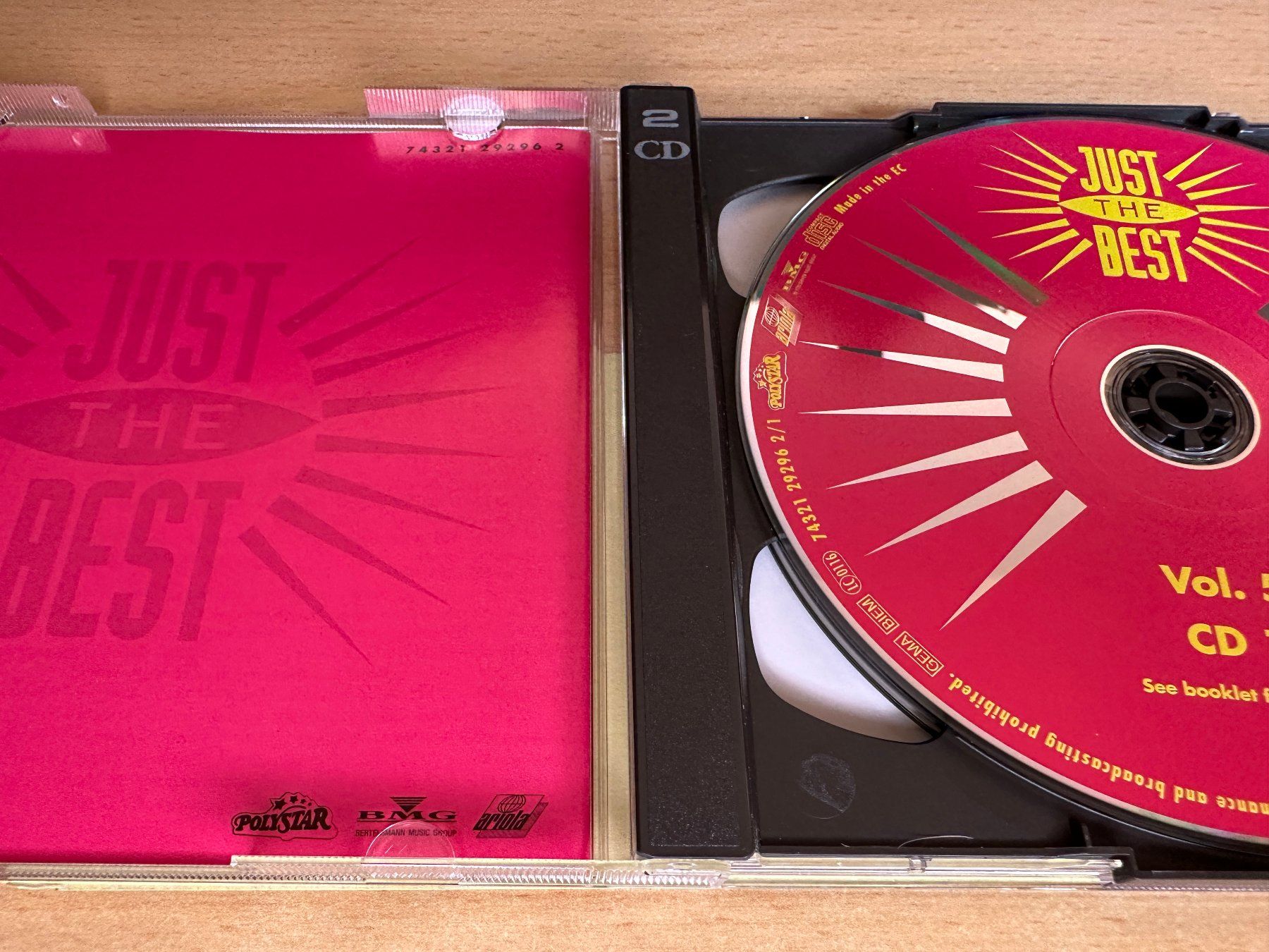 CD: Various – Just The Best Vol. 5 - 2 CD – Usato da Rikon im Tösstal venduto da Alpenmutz 2
