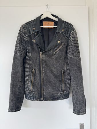 Biker Jacke von Goosecraft im used Look!