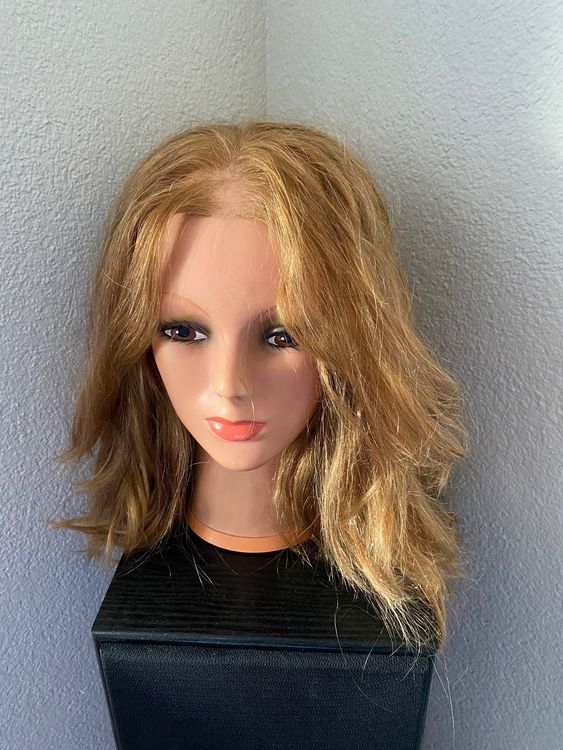 Frisierkopf Übungskopf Mit Echthaar, 24 Zoll, Inkl. Halter & Zubehör