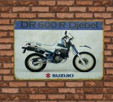 Suzuki DR 600 R Djebel DR 600 R Dakar DR 600 S Blechschild