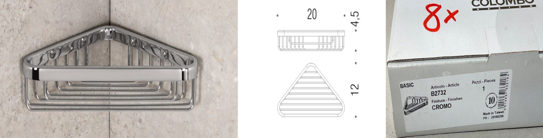 Portasapone: Posten (74Stk) Colombo Bad Accessoires – Nuovo (secondo la descrizione) da Derendingen venduto da Meisterstuecke 6
