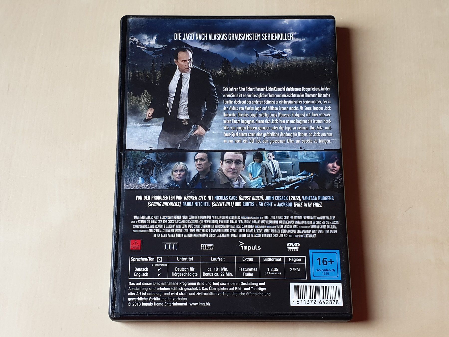Tutti i DVDs: Frozen Ground – Usato da Stansstad venduto da collectorsshop 1