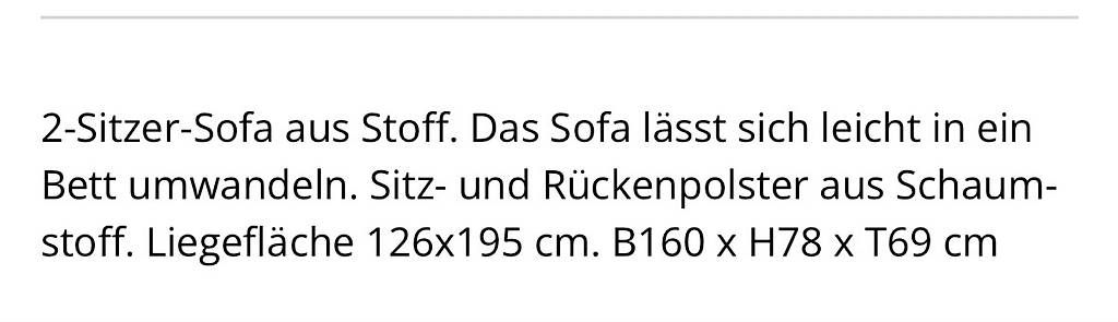 Divani: Sofa / Schlafsofa  – Usato da Lupfig venduto da anl_bl2w 3