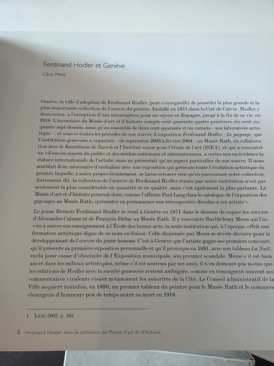Libri: Ferdinand Hodler et Genève  – Usato da Genève venduto da ary_c8tx 2
