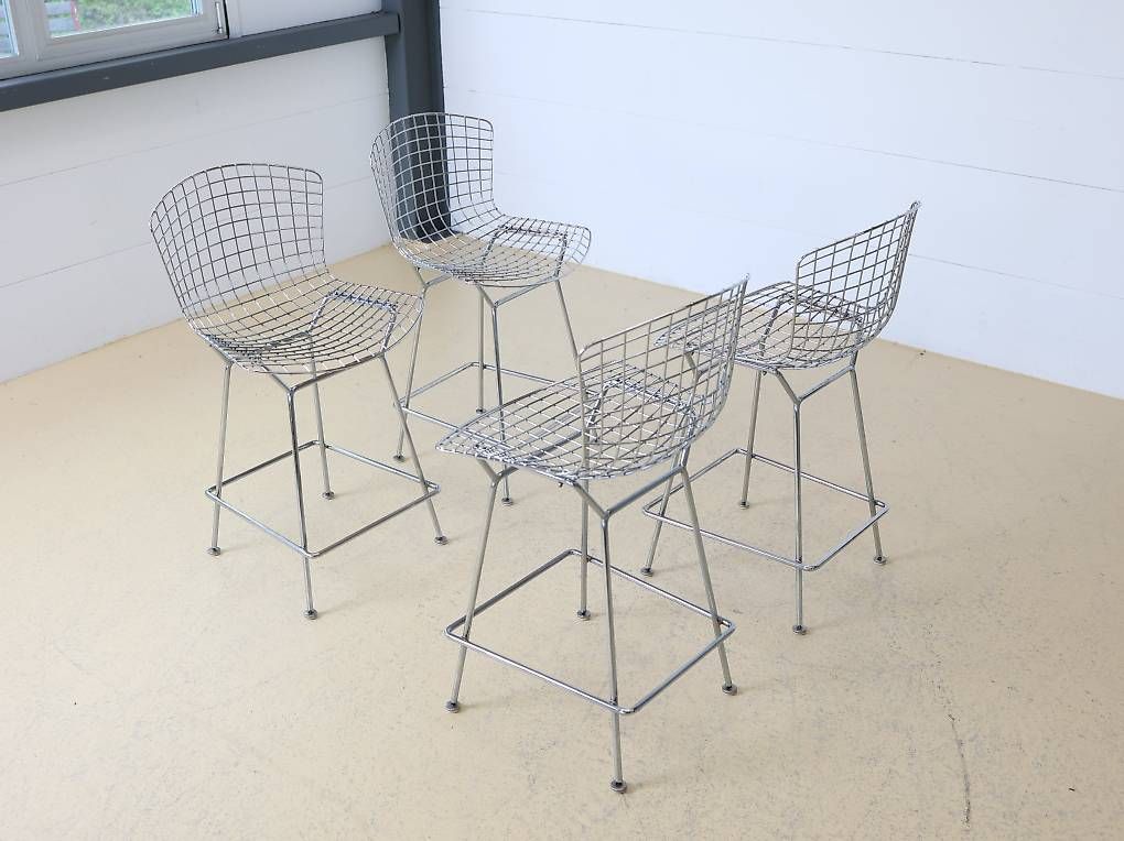 Knoll Sedie: Bertoia Counter Stool von Knoll | Chrom 4er-Set – Usato da Meinisberg venduto da atelier_TILIJA 8