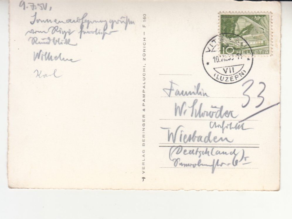 Cartes postales: Alpenrundfahrt 1950 – D'occasion à Bürglen TG par StampGraf 1