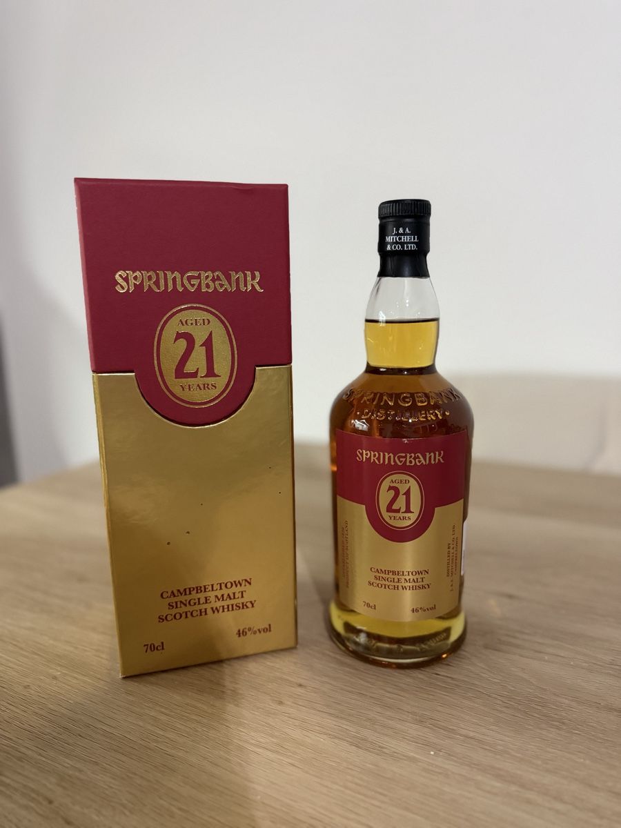 Springbank Spirituosen: Whiskey Springbank 21 years – Neu und originalverpackt aus Meyrin von mar_tp72