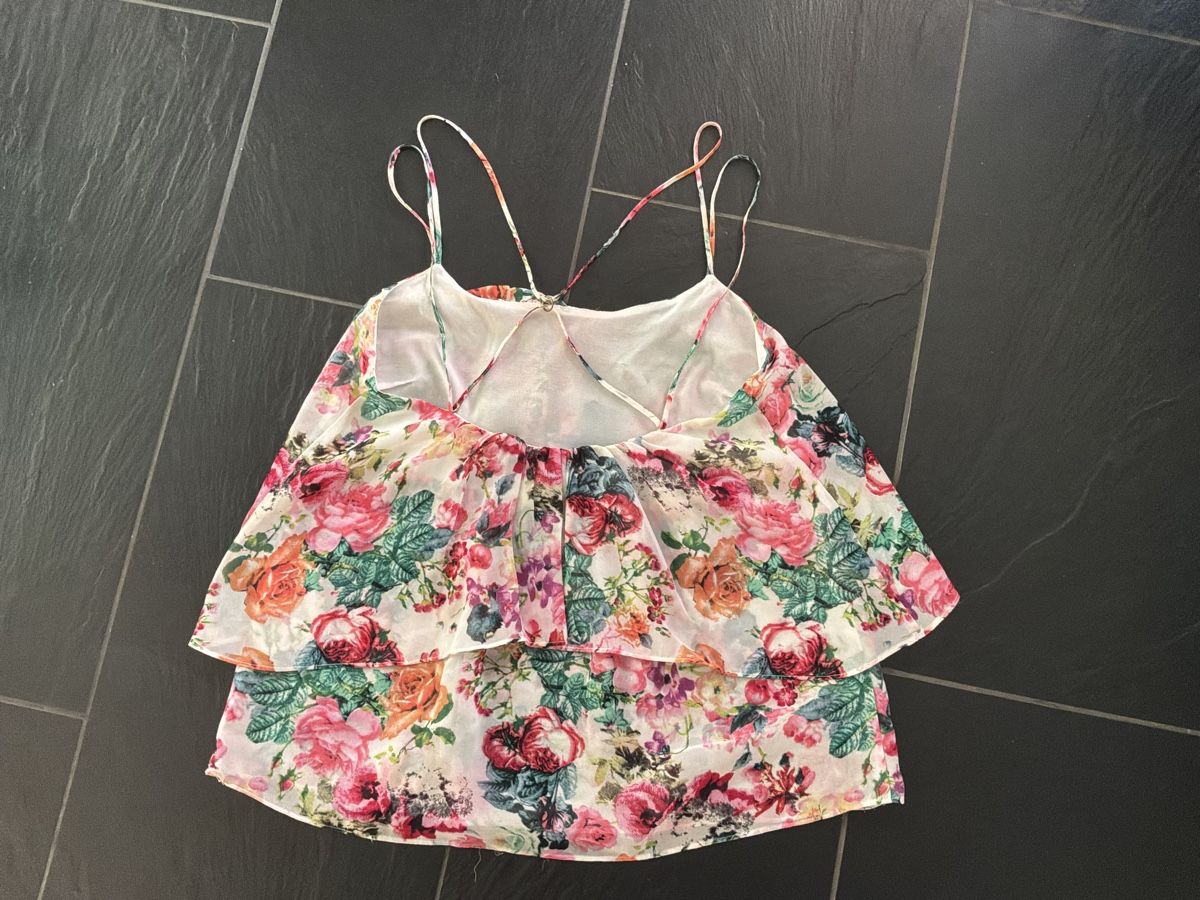 Zebra Camicette: Top weiss-Blumen von Zebra SOMMERAKTION – Usato da Bremgarten AG venduto da Belana0 1
