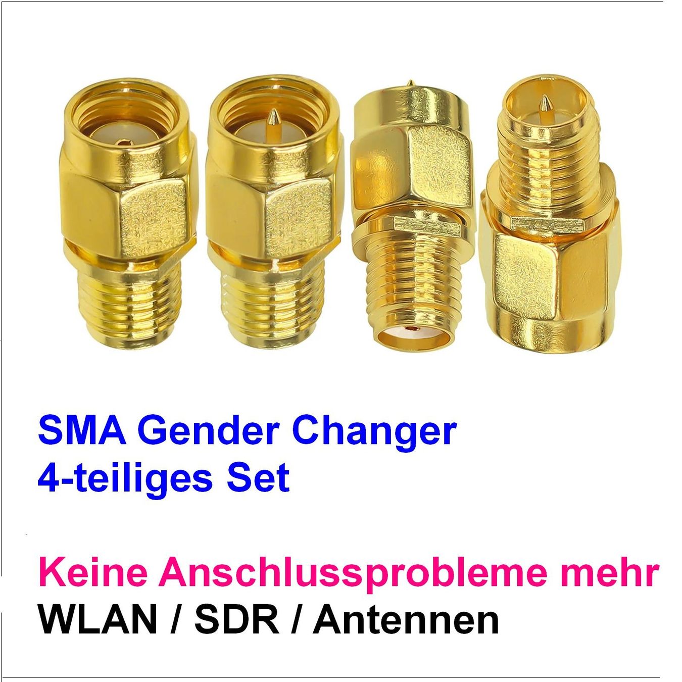 Funktechnik: SMA Gender Changer Kit - SMA Adapter Set – Neu und originalverpackt aus Zürich von buyfinest