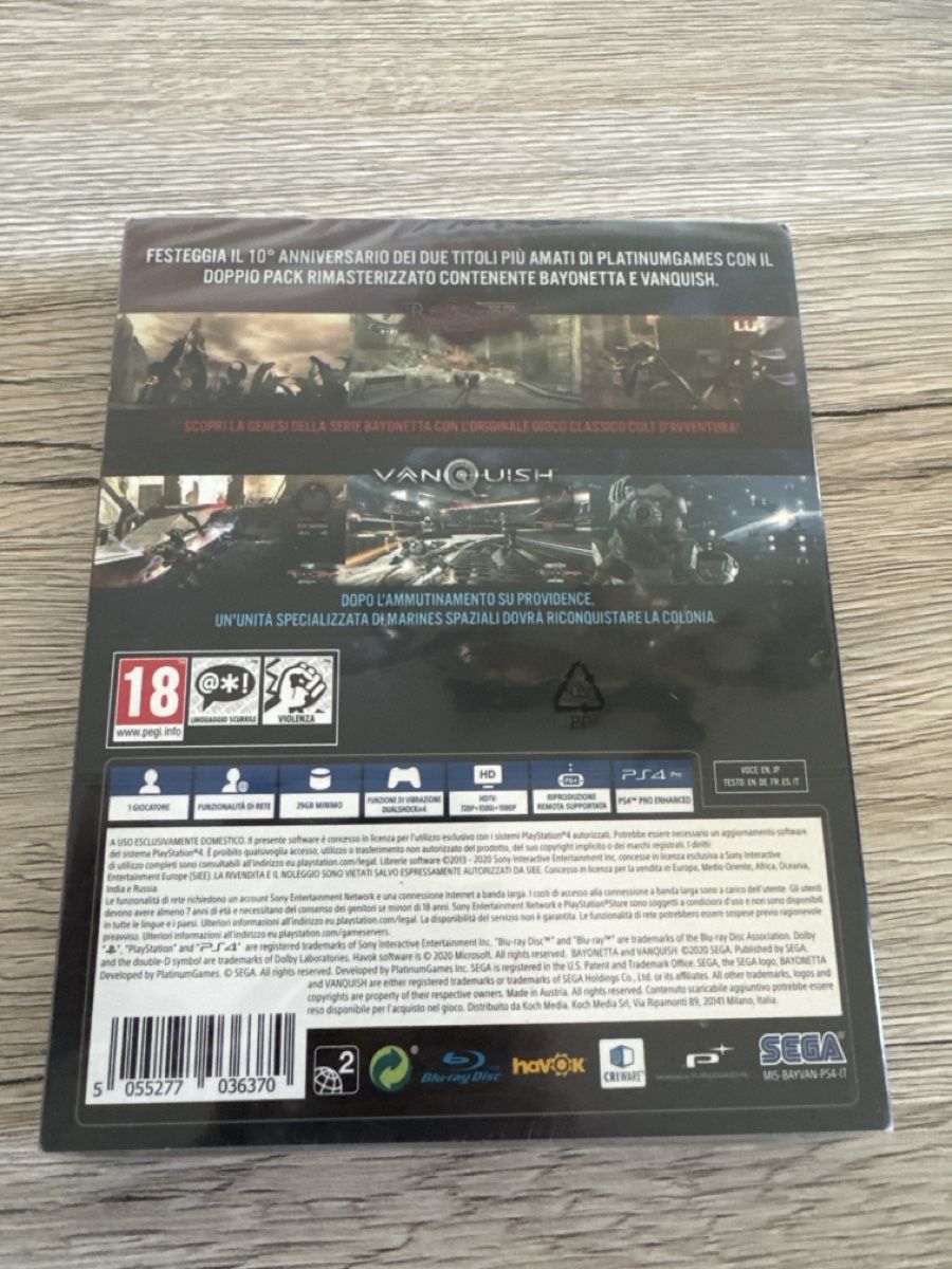 Giochi: Bayonetta & Vanquish PS4 - NEU SEALED! – Nuovo e nell'imballaggio originale da Courrendlin venduto da jay_lkn6 1