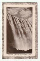 New York , Prägekarte von American Fall Unterhalb Niagara
