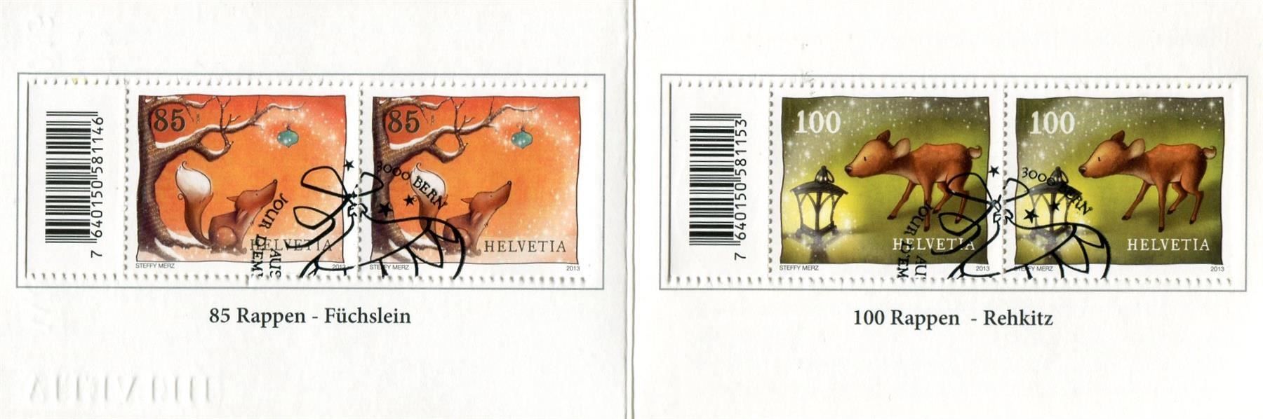 Tous les timbres: MH 0-1484-7 Weihn. Heftchen  ET-Stempel – D'occasion à Winterthur par Kyoung