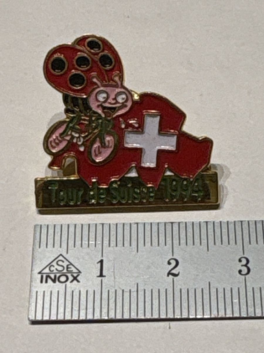 Swiss Placchette & Badge: Pin Blick Käfer / Tour de Swiss 1994 – Usato da Rümlang venduto da BoutiqueMonique16