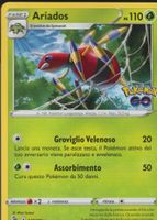 TCG POKEMON Pokemon Go PGO 007/ 078 ARIADOS  Italiano
