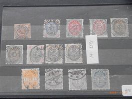 Dänemark ab 1875 Rahmen normal und kopfstehend KP 164.--