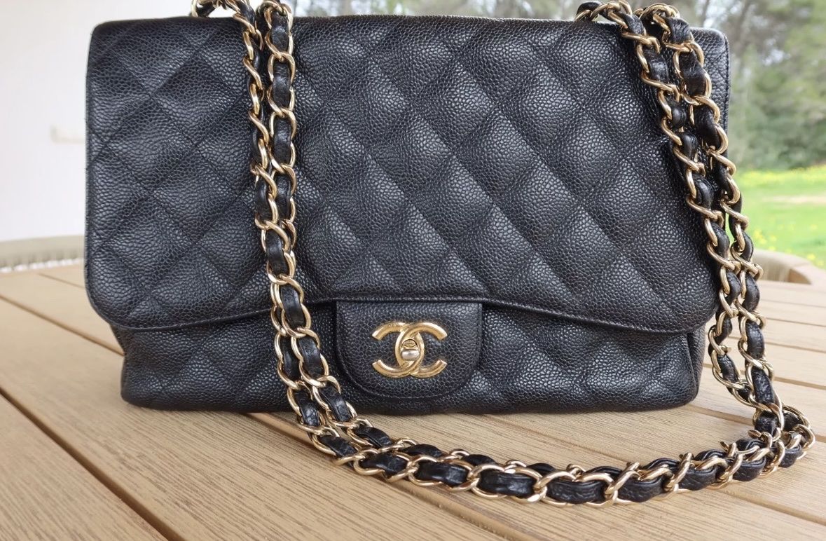 Chanel Sacs femmes: Chanel Jumbo Single Flap Caviar GHA – D'occasion à Zuzwil SG par Seache
