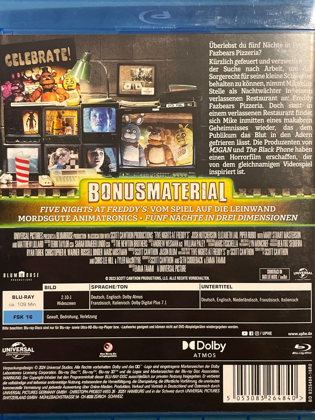 Tutti i DVDs: Five Nights at Freddy's  (2023) – Nuovo (secondo la descrizione) da Waldenburg venduto da Gonzo8 1