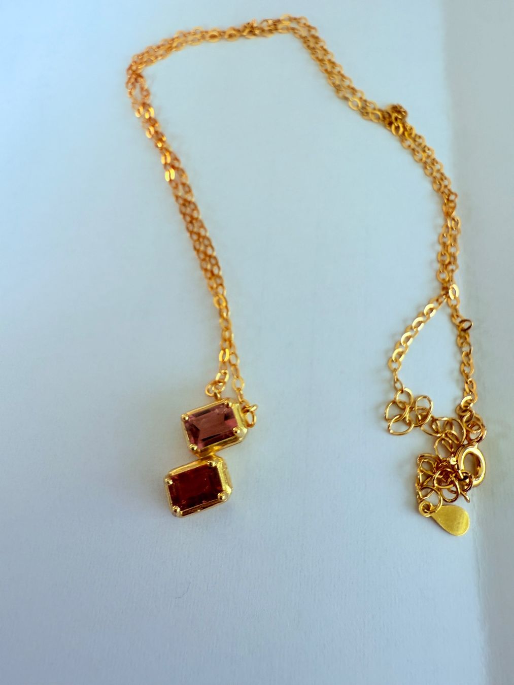Catenine: Collier Duo de Tourmalines – Nuovo e nell'imballaggio originale da St-Maurice venduto da Sandrinette123 2