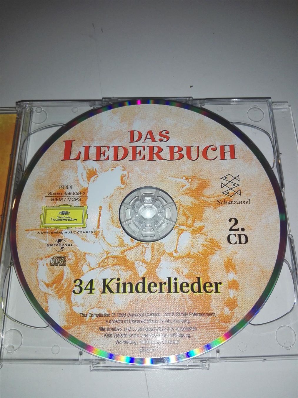 CD: Das Liederbuch  (72 Kinderlieder)  2-CDs – Usato da St. Gallen venduto da elk2021 2