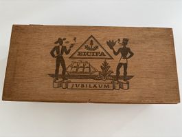 Vintage EICIFA Jubilaum mit Deckel Holzkiste Zigarren