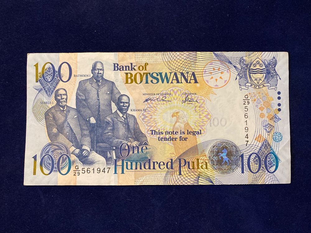 Botswana 100 Pula 2004 (Gebraucht) in Naters für CHF 40 – mit Lieferung ...