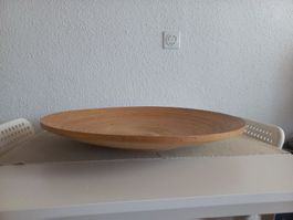 Schale Holz rund gross guter Zustand