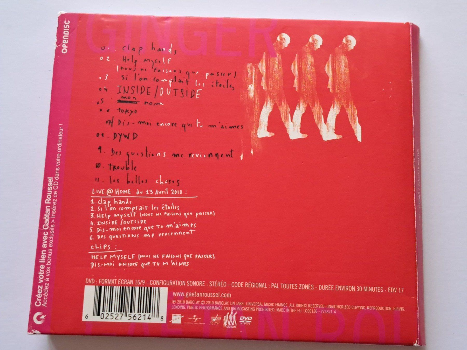 CD: Cd Gaëtan Roussel - Ginger – Usato da Pully venduto da bro_n52j 1