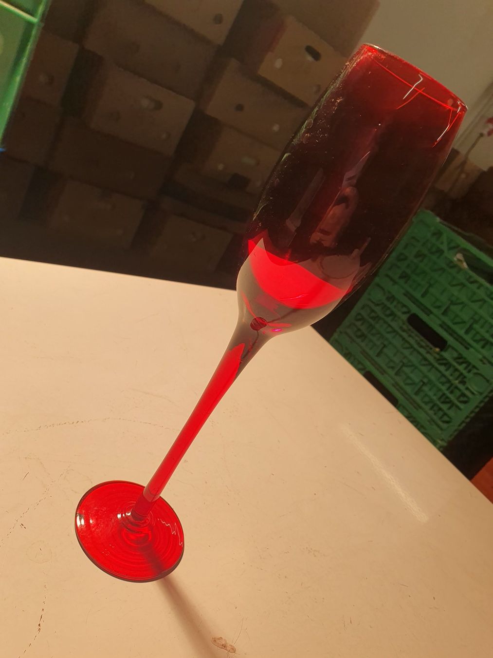 Bicchieri: Champagnerglas rot – Usato da Zürich venduto da loosebone 3