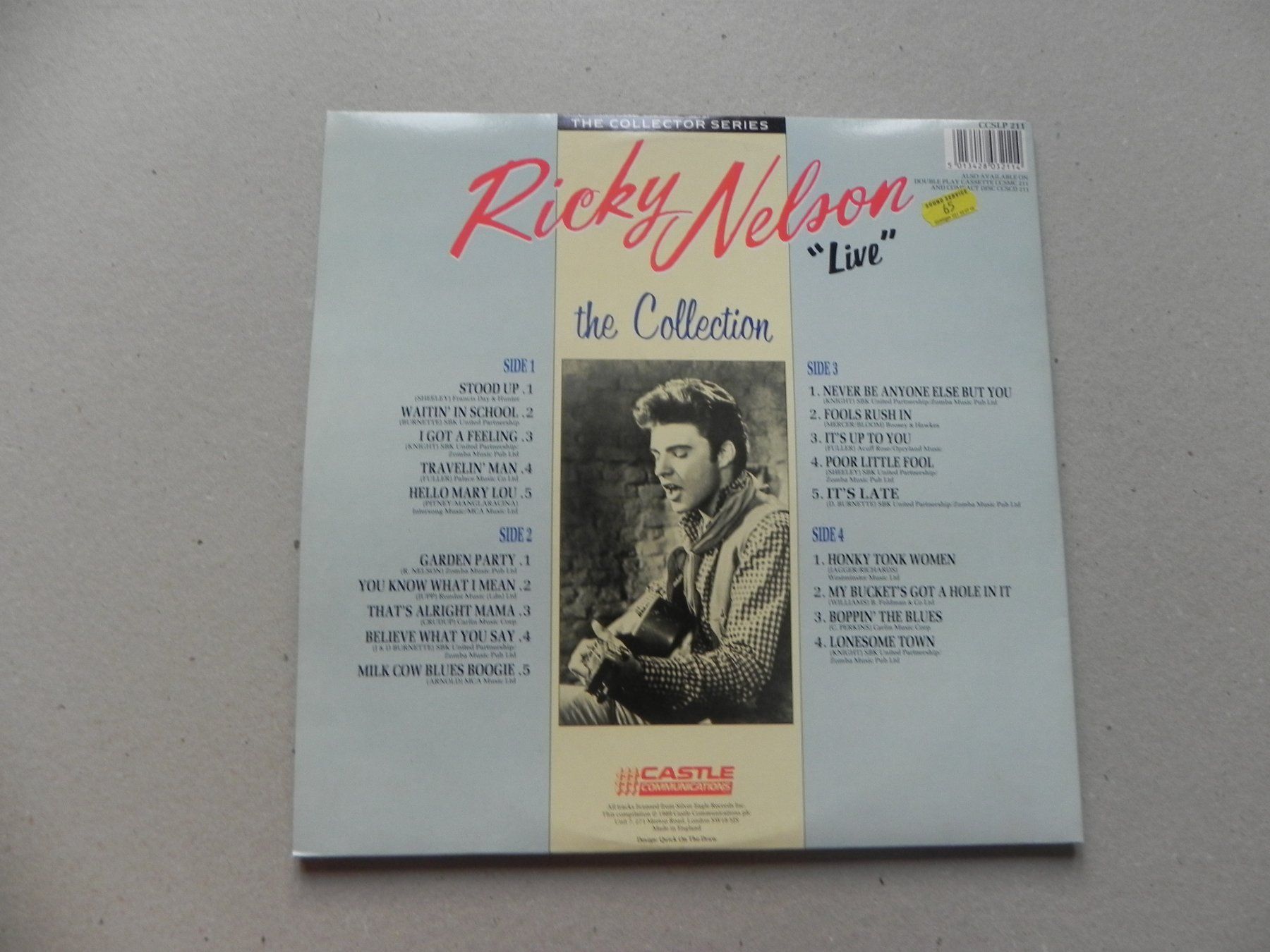 Dischi in vinile: Doppel LP USA Sänger Ricky Nelson 1989 Collection – Usato da Siebnen venduto da krimsie 1