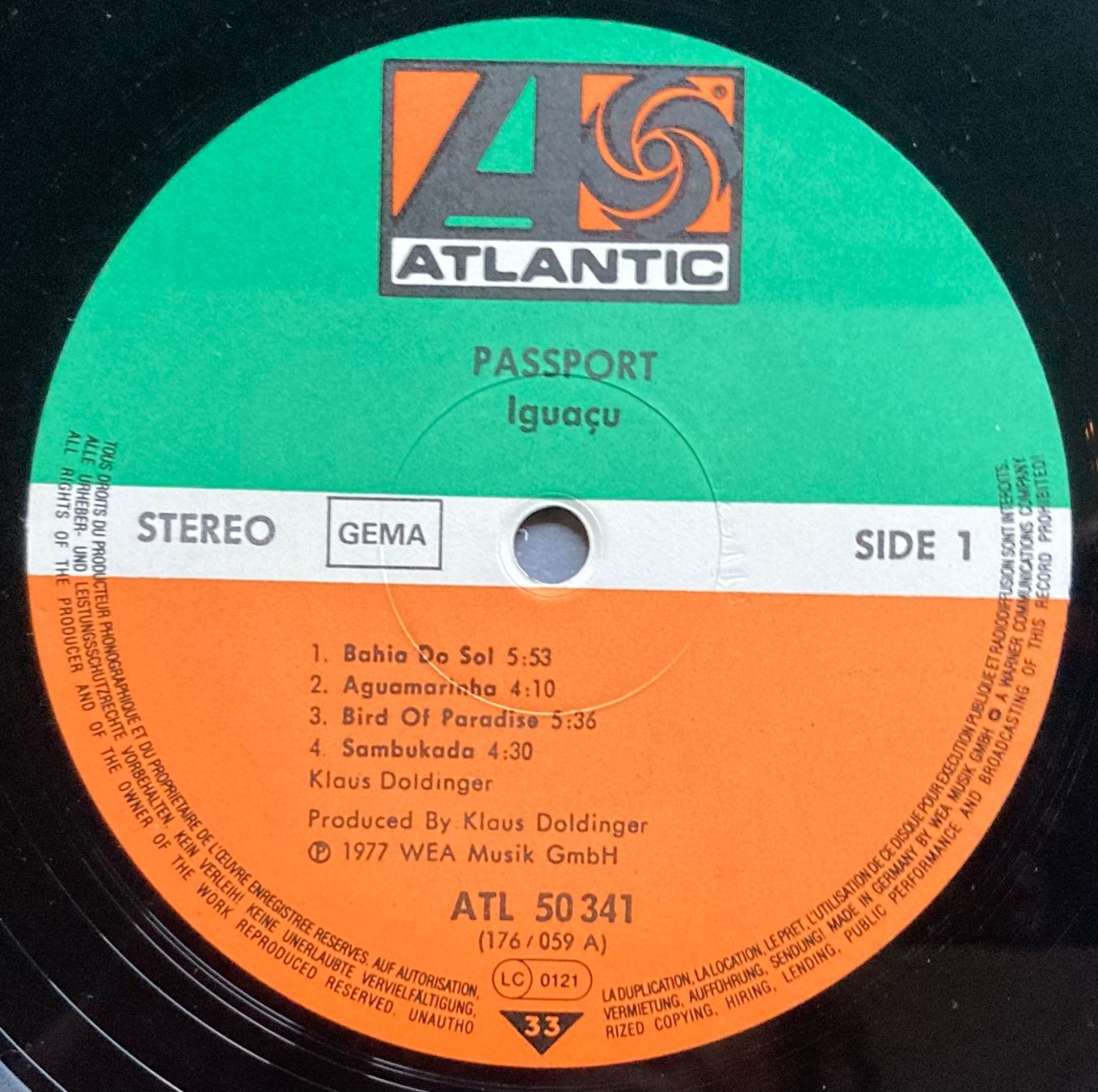 Dischi in vinile: PASSPORT - IGUACU – Usato da Poliez-Pittet venduto da Newtown-Records 2