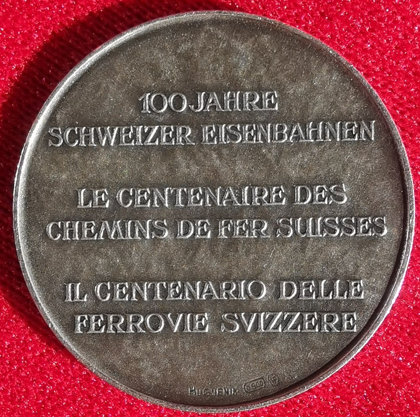 Medaillen: 100 Jahre Schweizer Eisenbahn 1847 - 1947 Silber – Gebraucht aus Küssnacht am Rigi von Gold_und_mehr 1