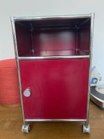 Haller Rollcontainer rot mit Fach Gebrauchsspuren