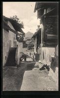Münster /Graubünden, Strasse Dorfgasse