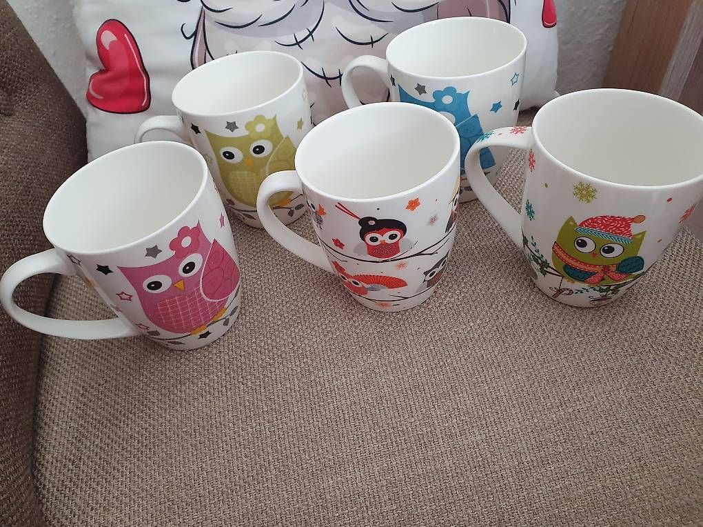 Tazze: Tassen Kaffee oder Tee "EULE" 5 Stück – Usato da Klingnau venduto da Fee1960 1