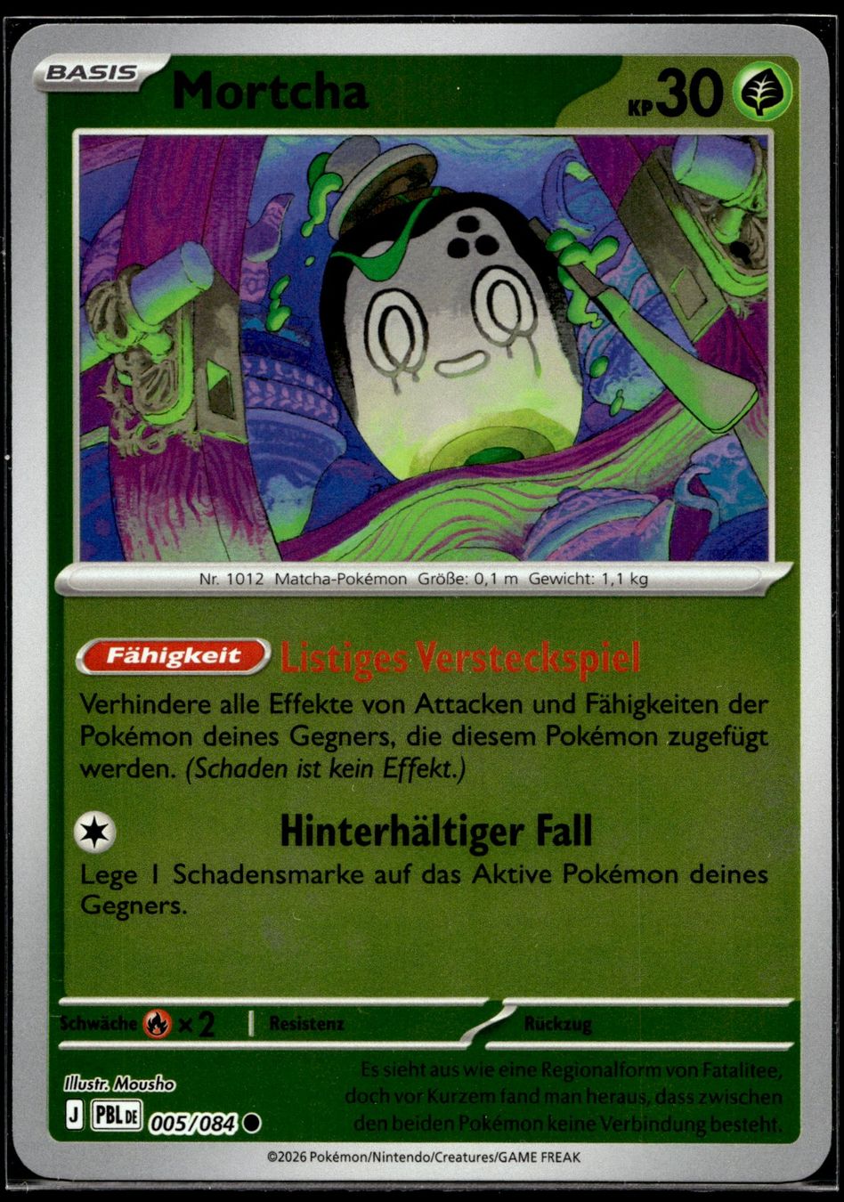 Pokémon Carte collezionabili: Mortcha (PBL DE 005/084) - Reverse Holo – Usato da Affoltern am Albis venduto da Chiesa_5