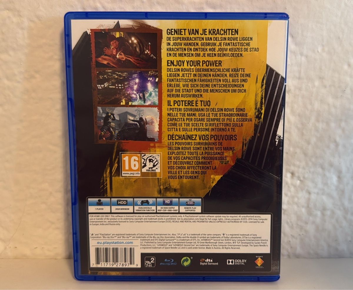 Sony Spiele: PS4/PS5 Game: inFAMOUS Second Son – Gebraucht aus Ehrendingen von bubulence 1