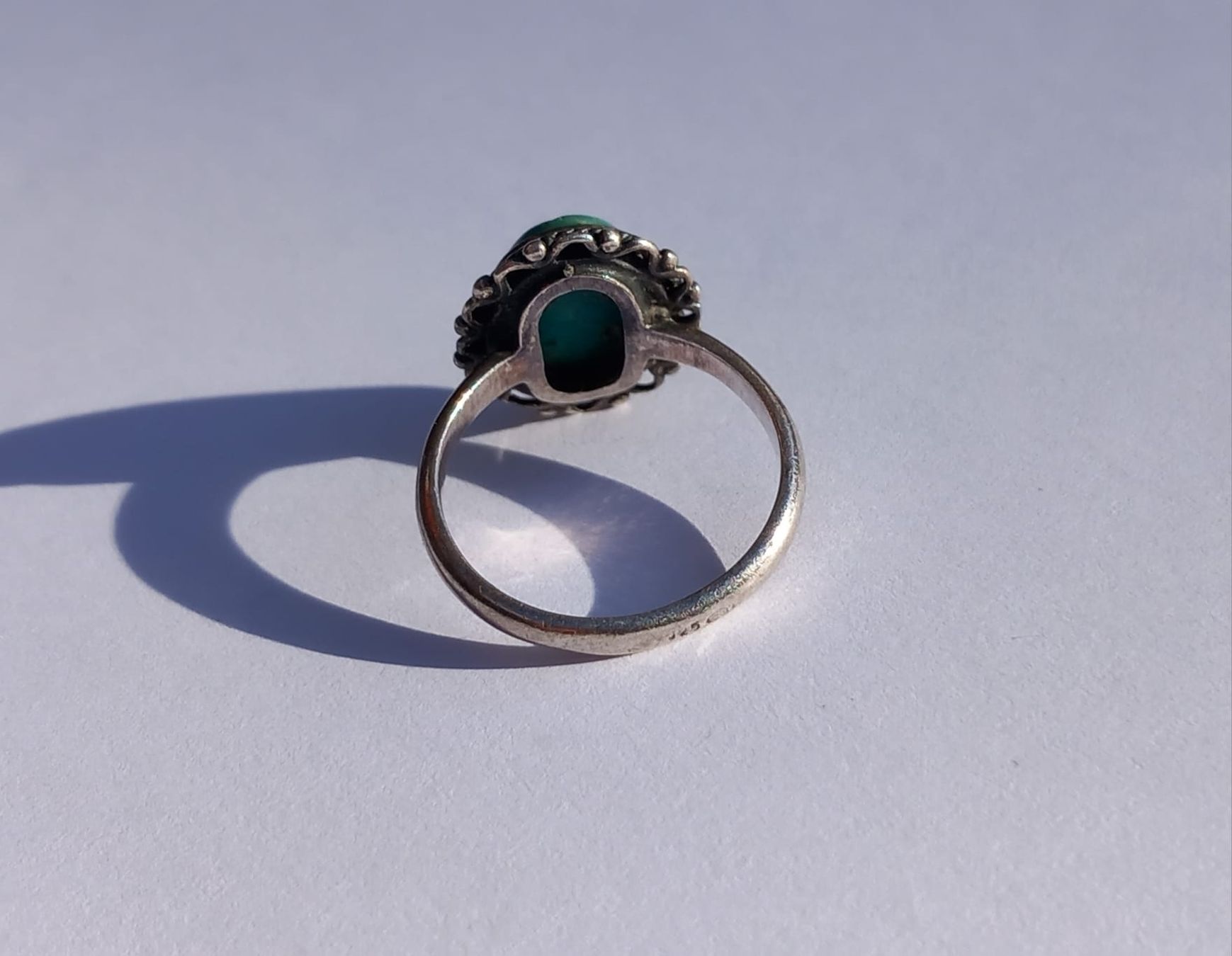 Ringe: Alter Silber 925  Ring mit Echt Türkis Stein Gr. 52 – Gebraucht aus Winterthur von Jopf1 4