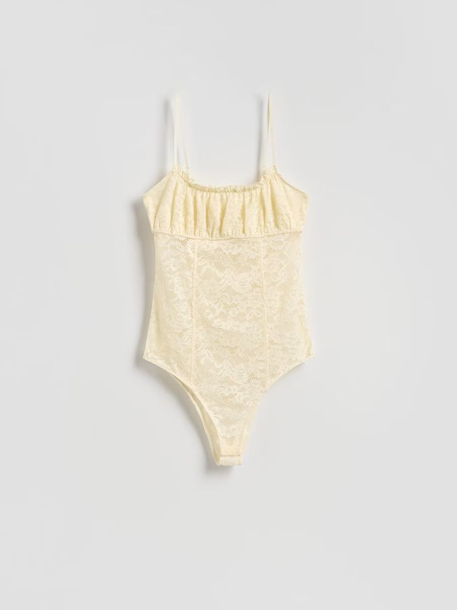 Top: Body Spitze Ivory RESERVED S – Nuovo (secondo la descrizione) da Zürich venduto da pwa_7qr5 4