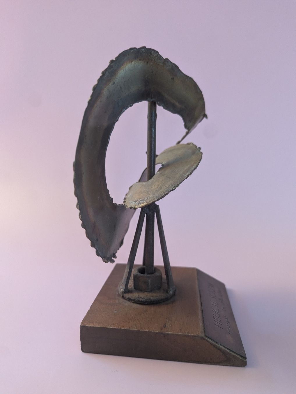 Rare Model of Leonardo da Vinci's Aerial Screw, Helical, Art (D ...
